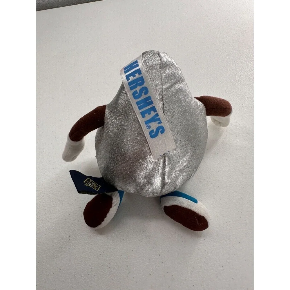 Hersheys Kiss Plush Character Toy‎ By The Petting Zoo Silver Brown White Candy